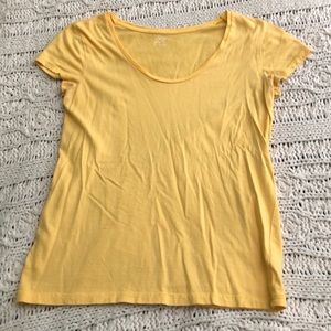 Ann Taylor LOFT Yellow Tee